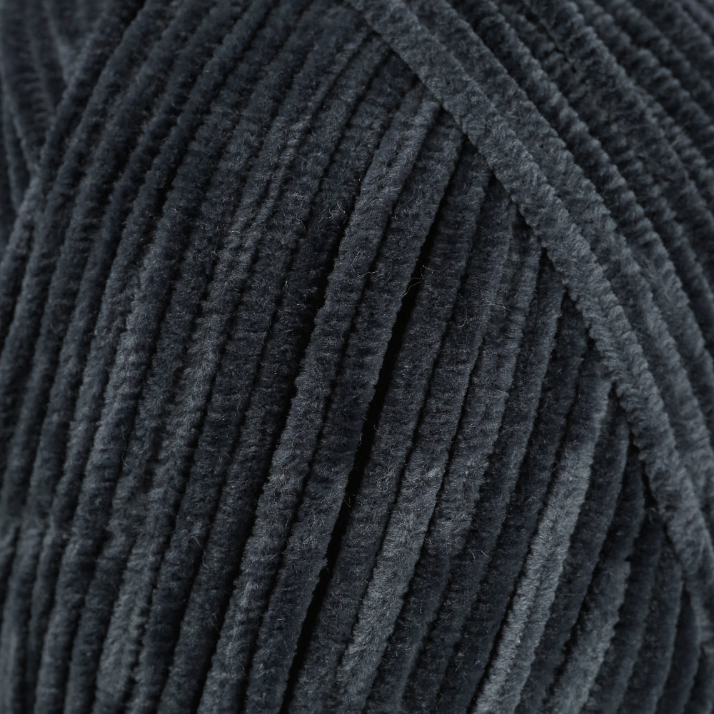 La Mia Elegance Velvet Hand Knitting Yarn,Anthracite - L905