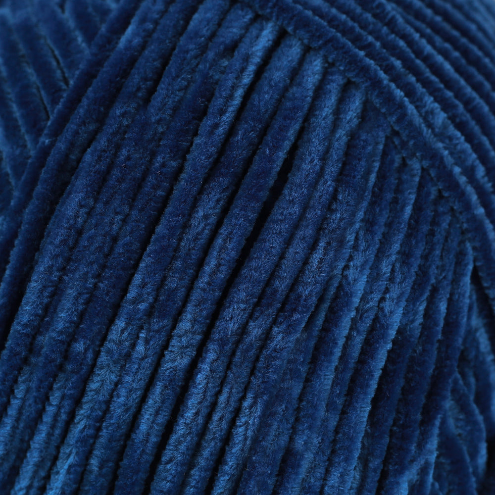 La Mia Elegance Velvet Hand Knitting Yarn,Blue - L958
