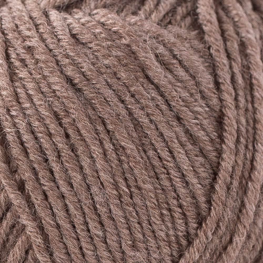 Madame Tricote Paris Merino Gold 200 Knitting Yarn, Brown - 14-1842
