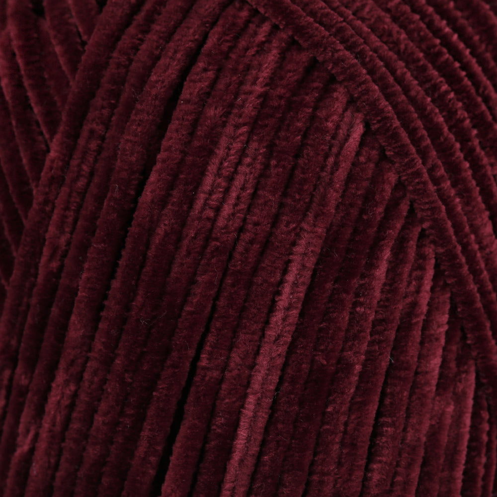 La Mia Elegance Velvet Hand Knitting Yarn,Maroon - L912