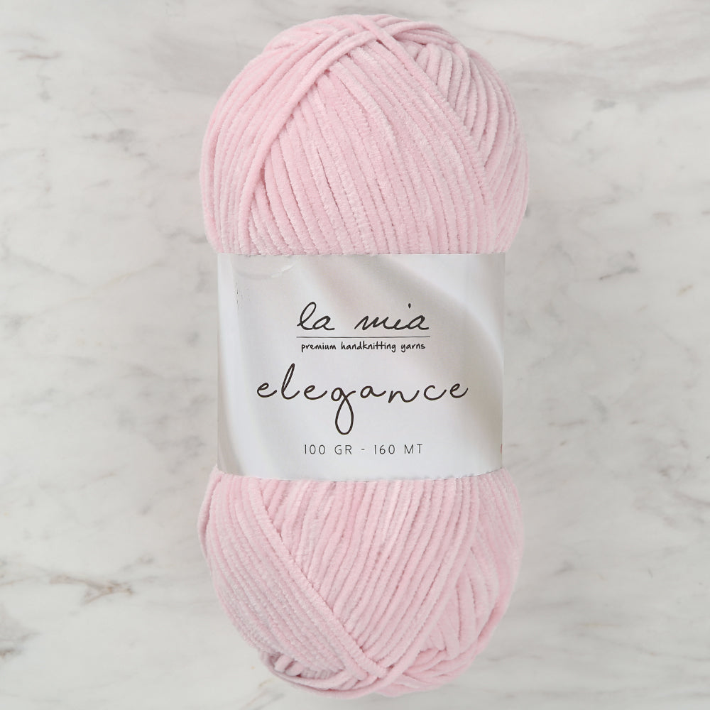 La Mia Elegance Velvet Hand Knitting Yarn,Pink - L924