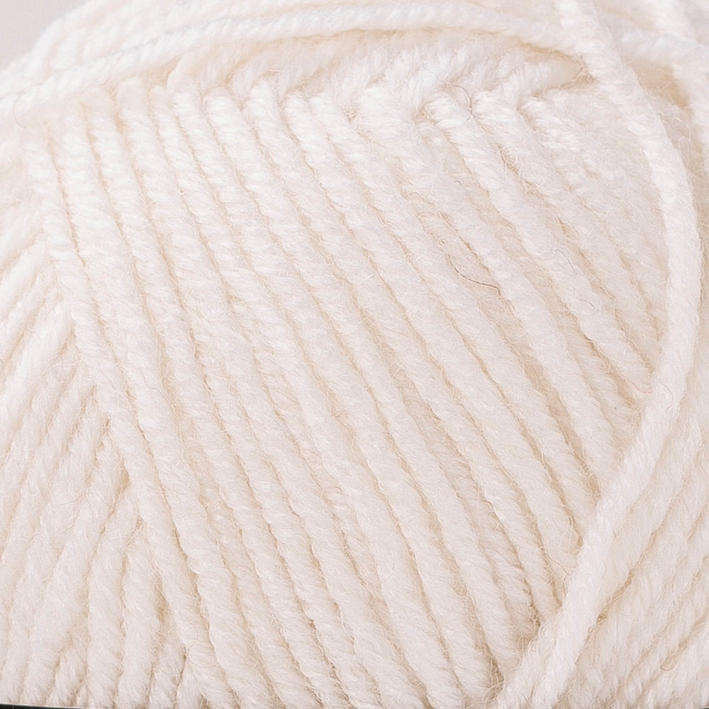 Madame Tricote Paris Merino Gold 200 Knitting Yarn, White - 100-1842