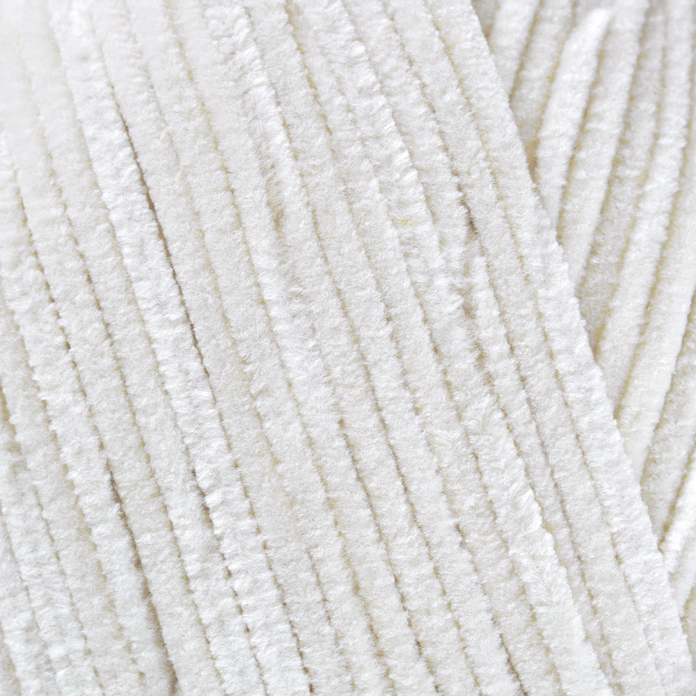 La Mia Elegance Fine Velvet Hand Knitting Yarn,Ecru - L943