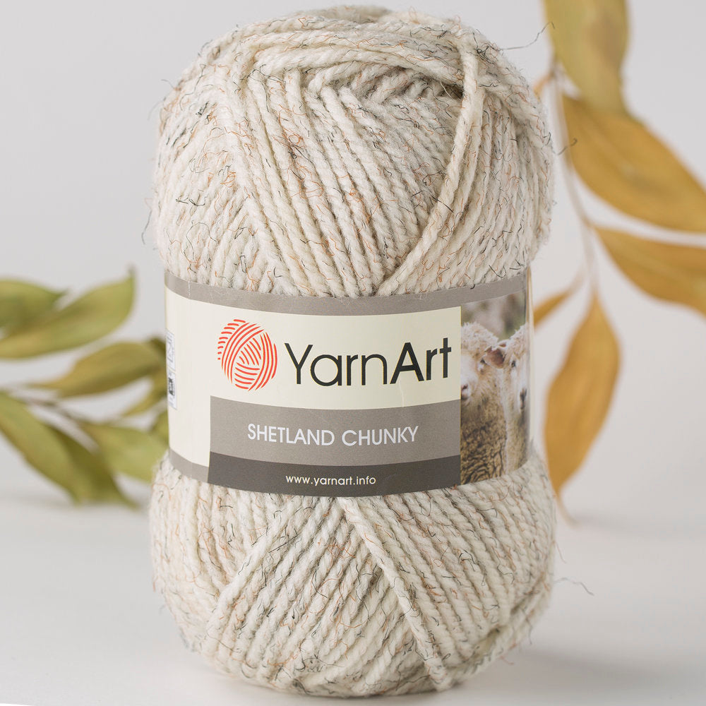 YarnArt Shetland Chunky Yarn, Cream - 635