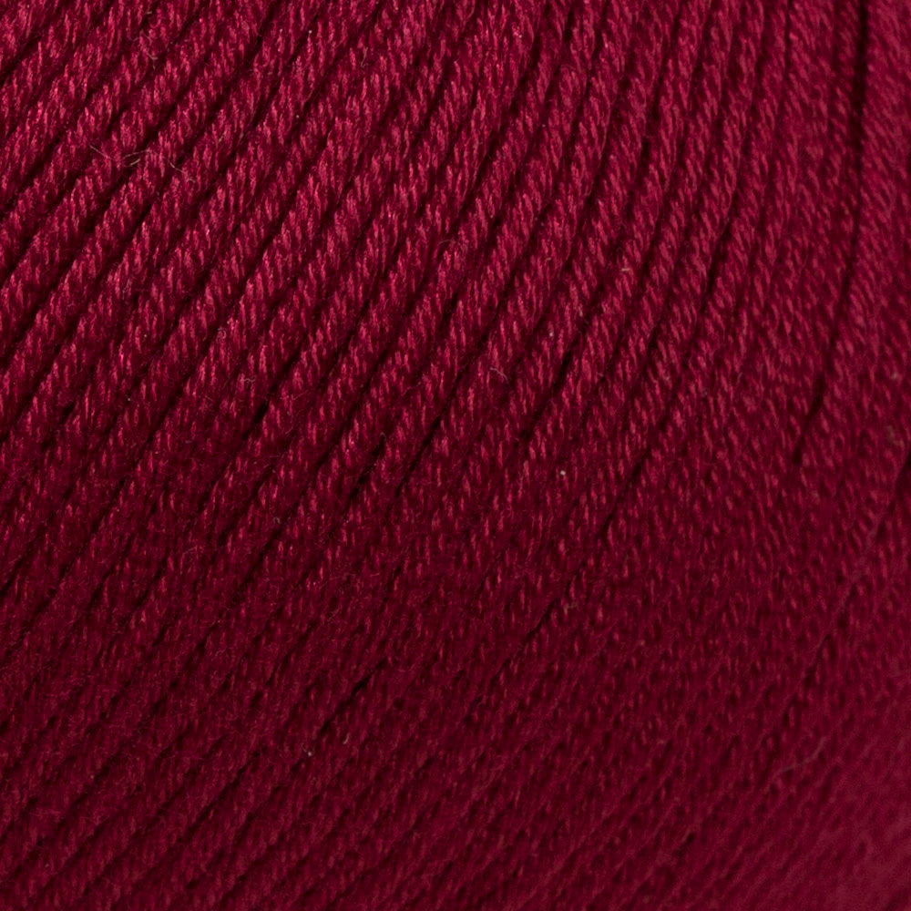 La Mia Mercerized Cotton Yarn, Claret Red - 23