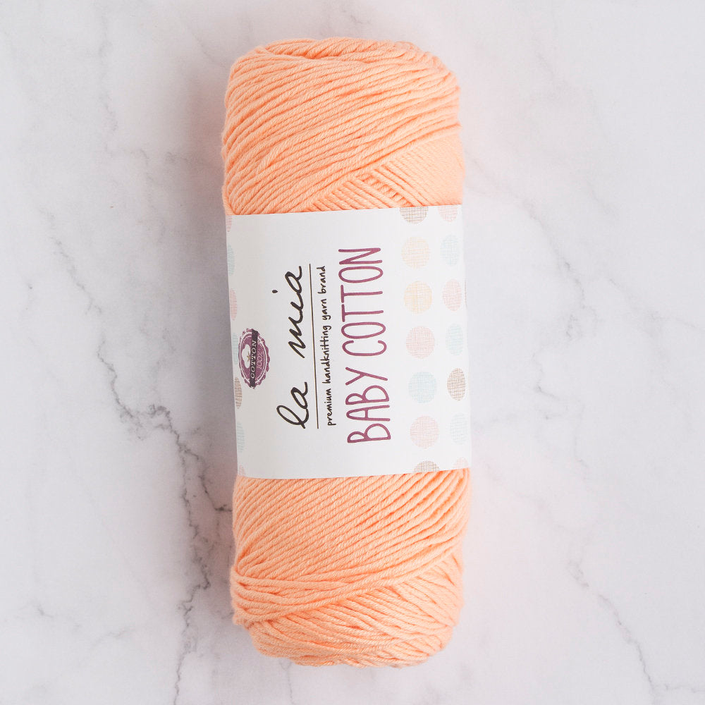 La Mia Baby Cotton Yarn, Salmon - L026