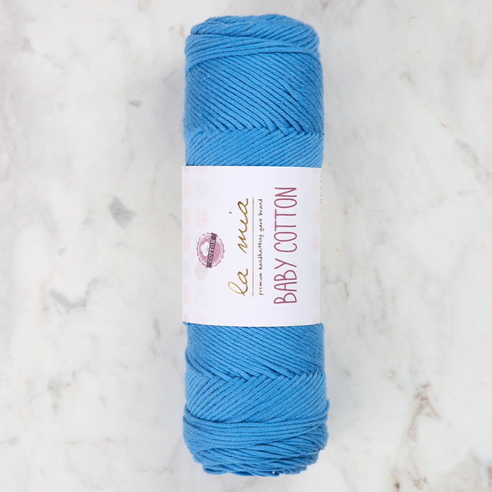 La Mia Baby Cotton Yarn, Dark Blue - L034