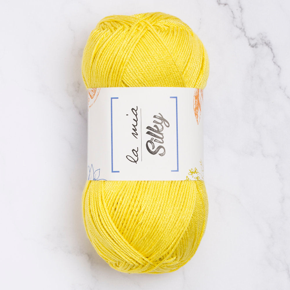 La Mia Silky Yarn, Yellow - L011