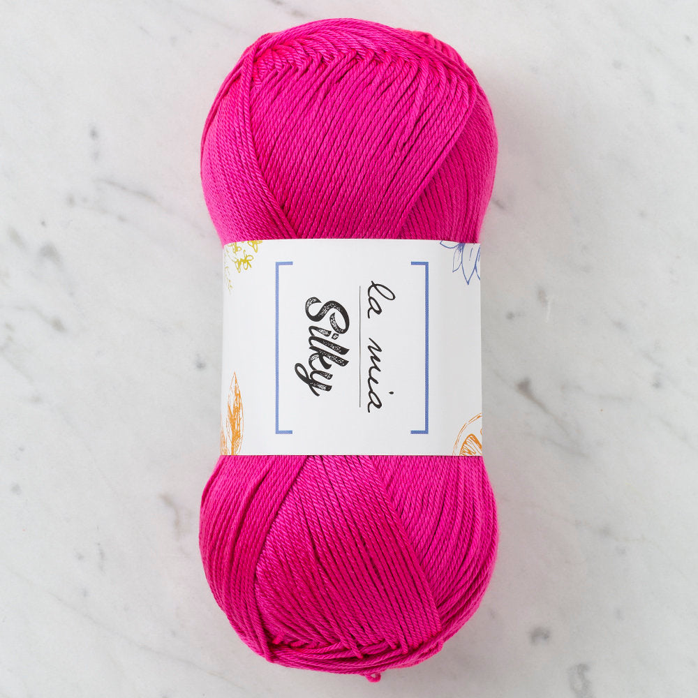 La Mia Silky Yarn, Fuchsia - L017