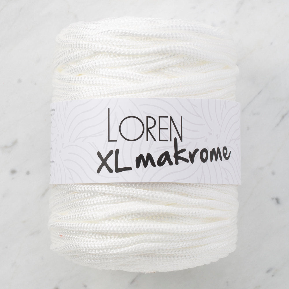 Loren XL Makrome Cord, Cream - R038
