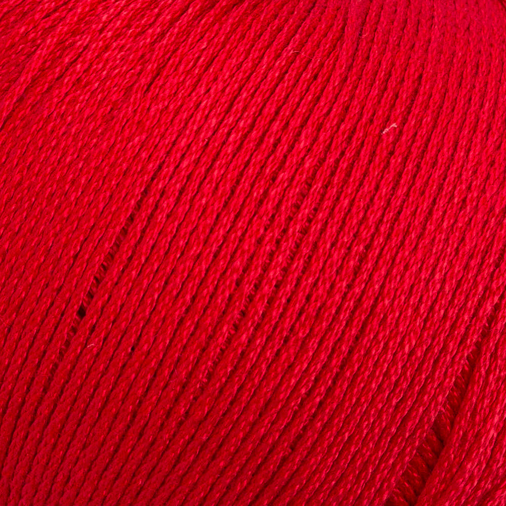 La Mia Lux Mercerized Cotton Yarn, Red - 19