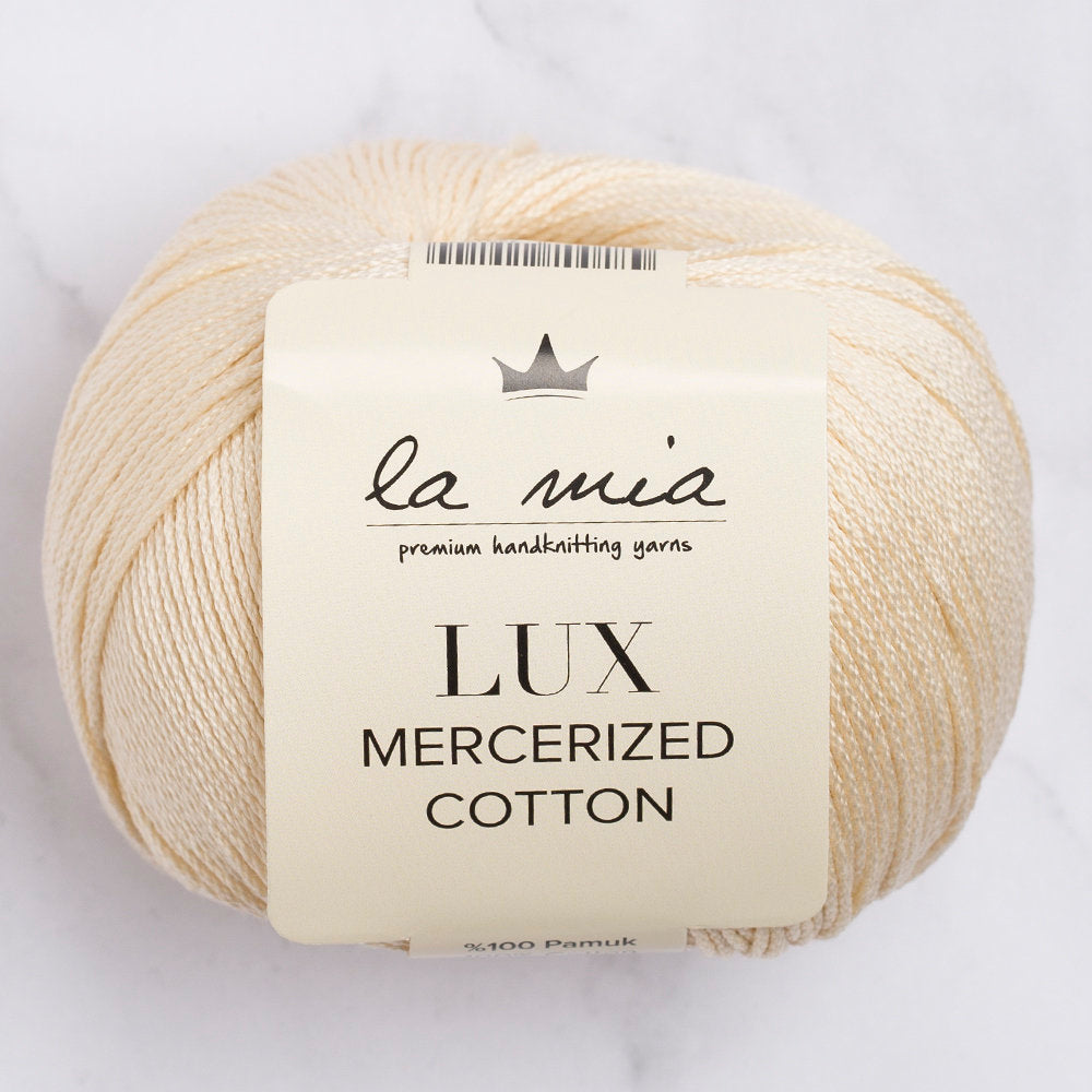 La Mia Lux Mercerized Cotton Yarn, Beige - 174