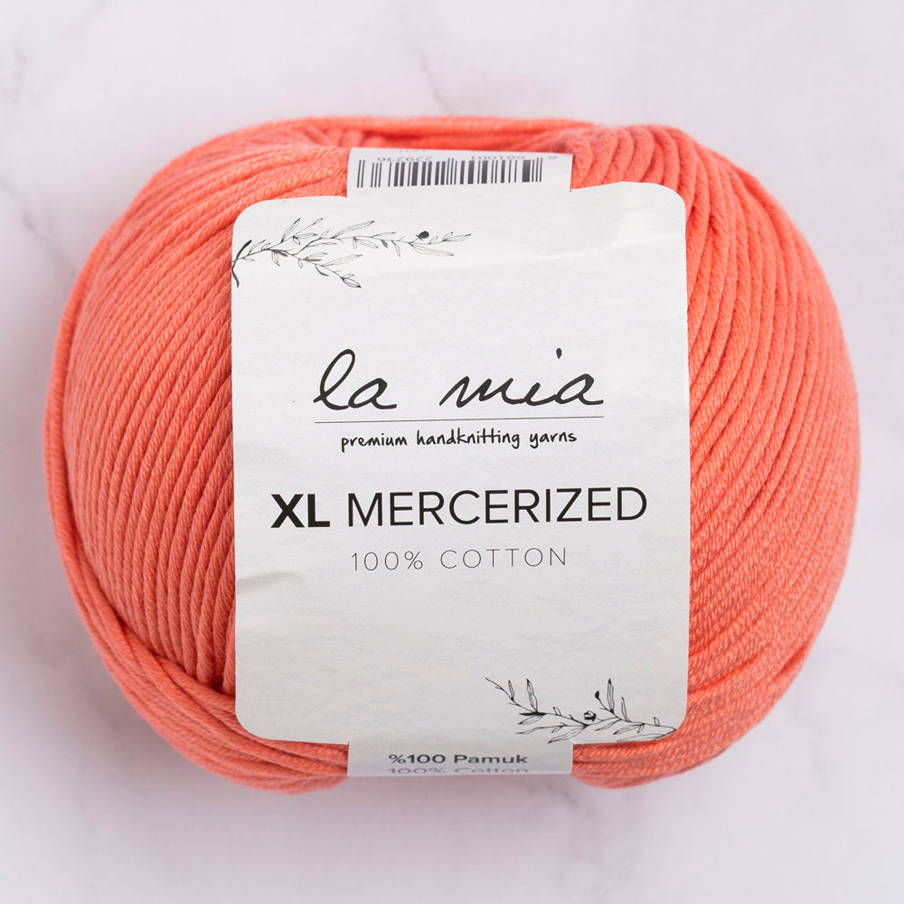 La Mia XL Mercerized Cotton Yarn, Vermilion - 13