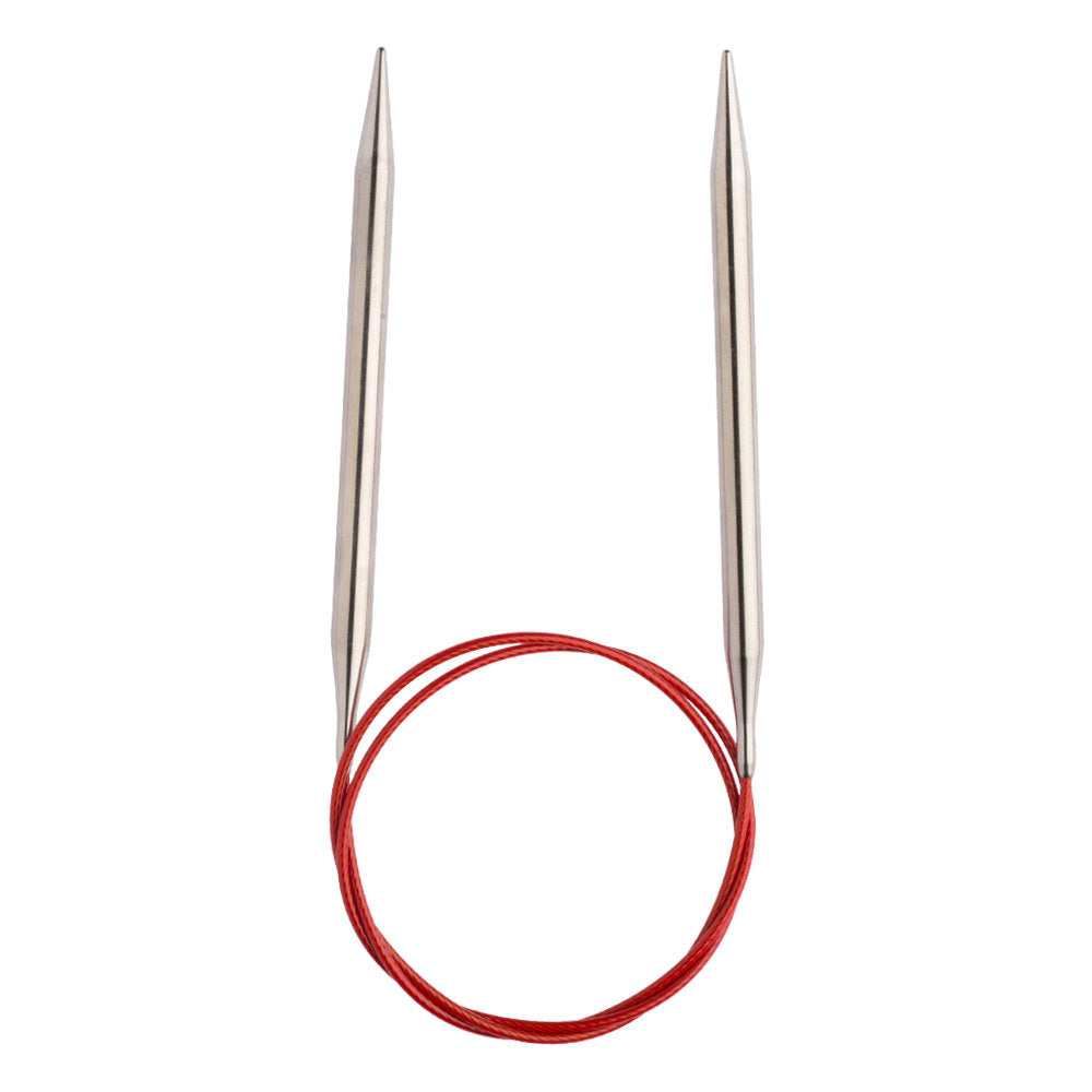 ChiaoGoo Red Lace 7.00 mm 80 cm Stainless Steel Circular Needle - 7032-10.75
