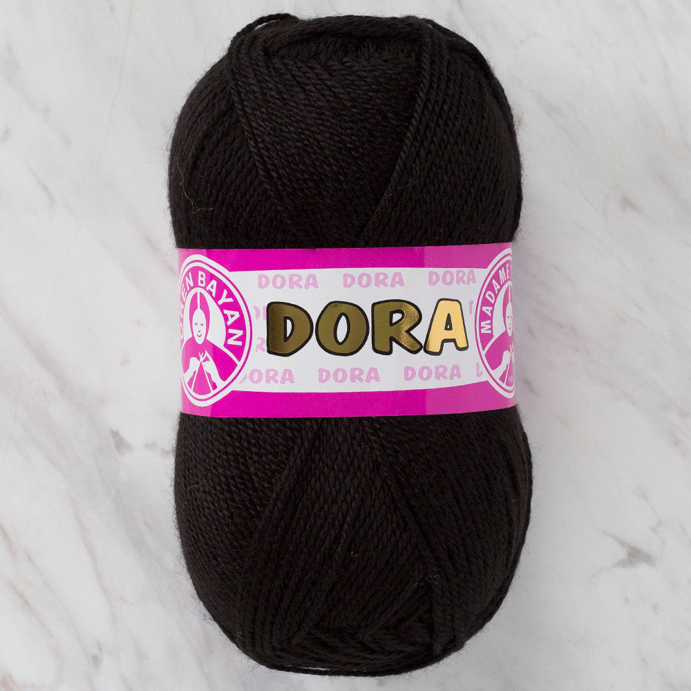 Madame Tricote Paris Dora Yarn, Black - 999