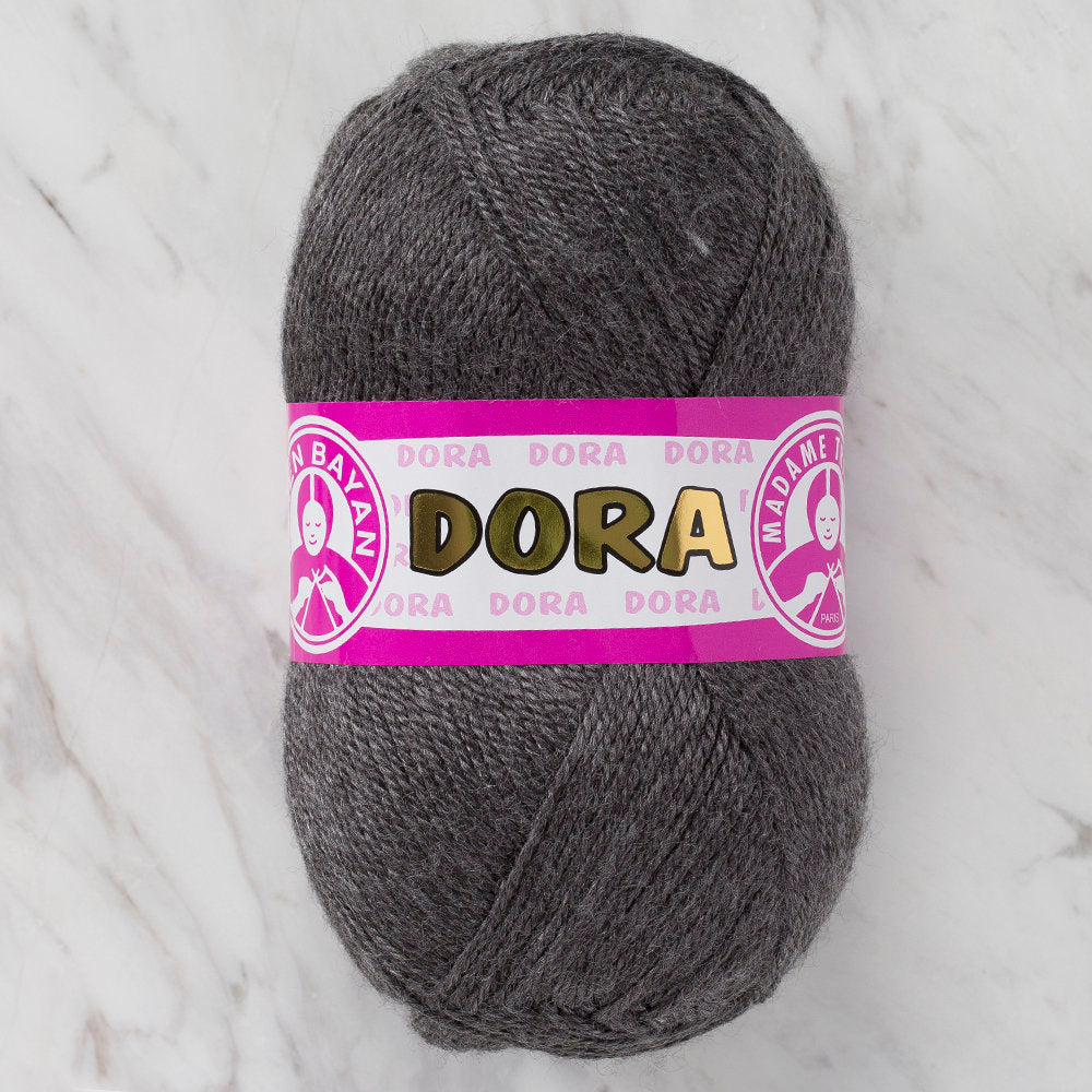 Madame Tricote Paris Dora Yarn, Smoked Grey - 009