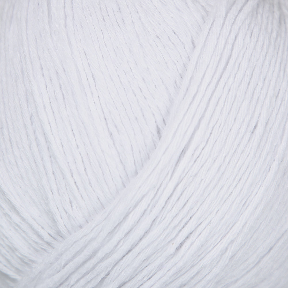 Loren Natural Baby Yarn, White - R001
