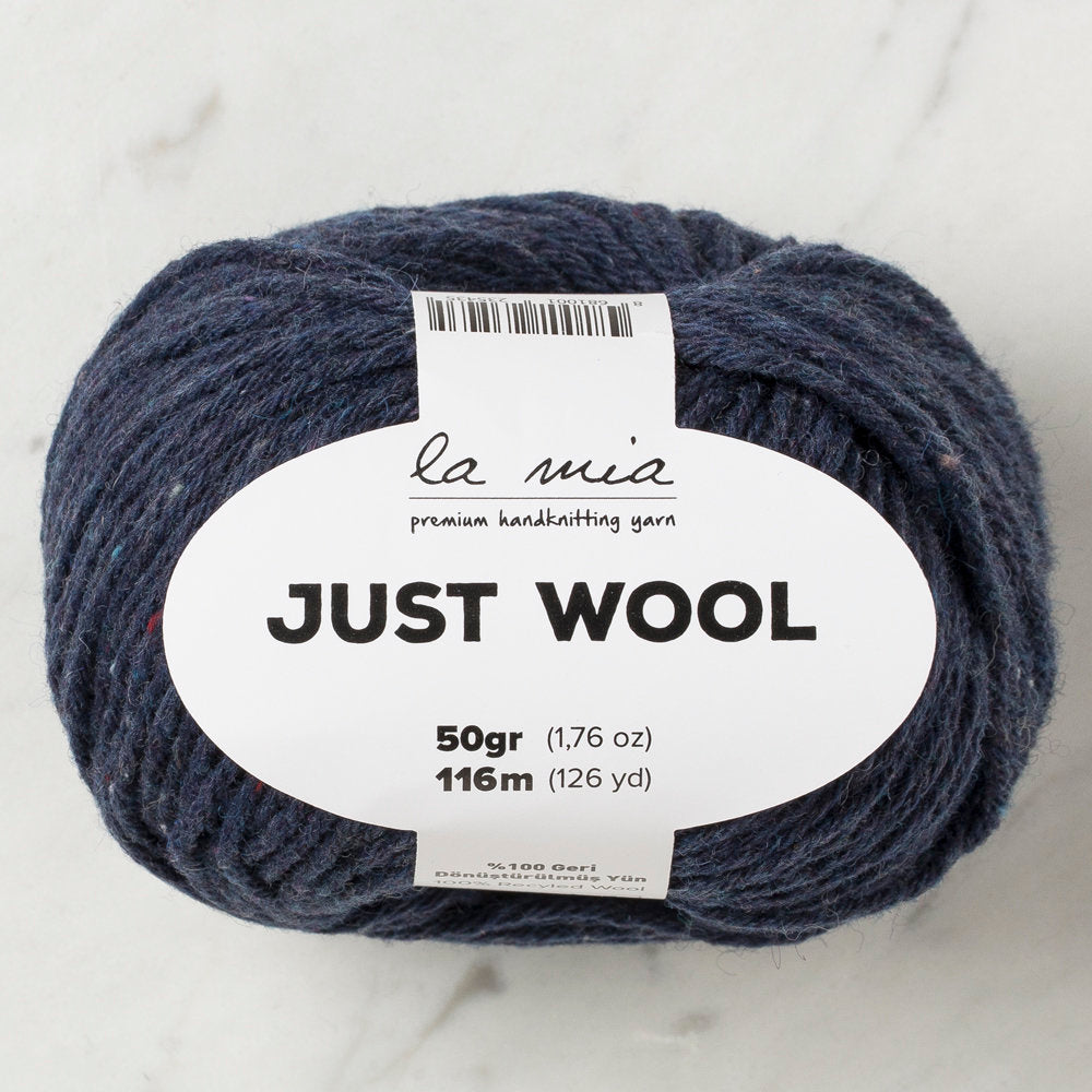 La Mia Just Wool Yarn, Navy Blue - LT011