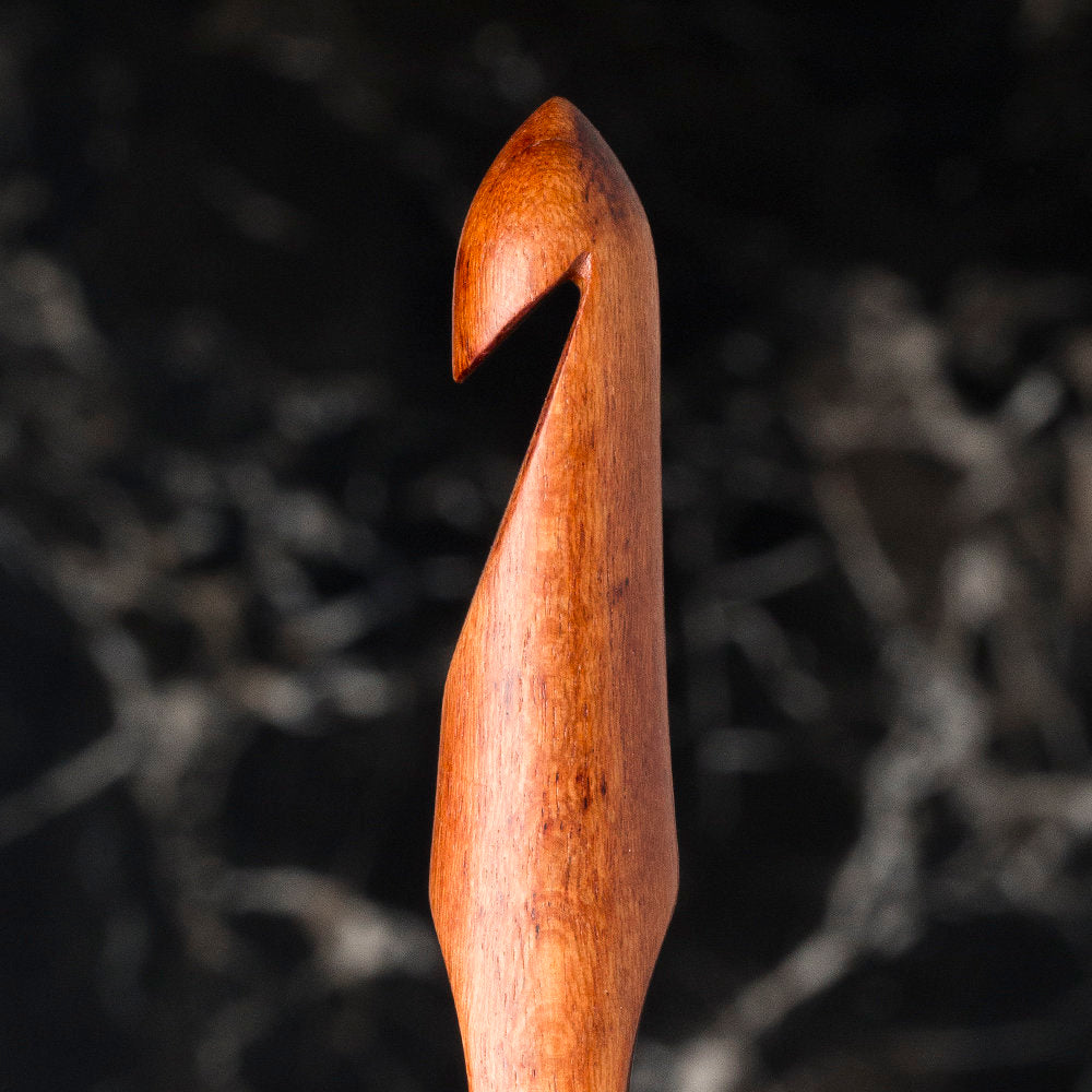 La Mia Rosewood 10 mm 15.5 cm Wooden Crochet Hook