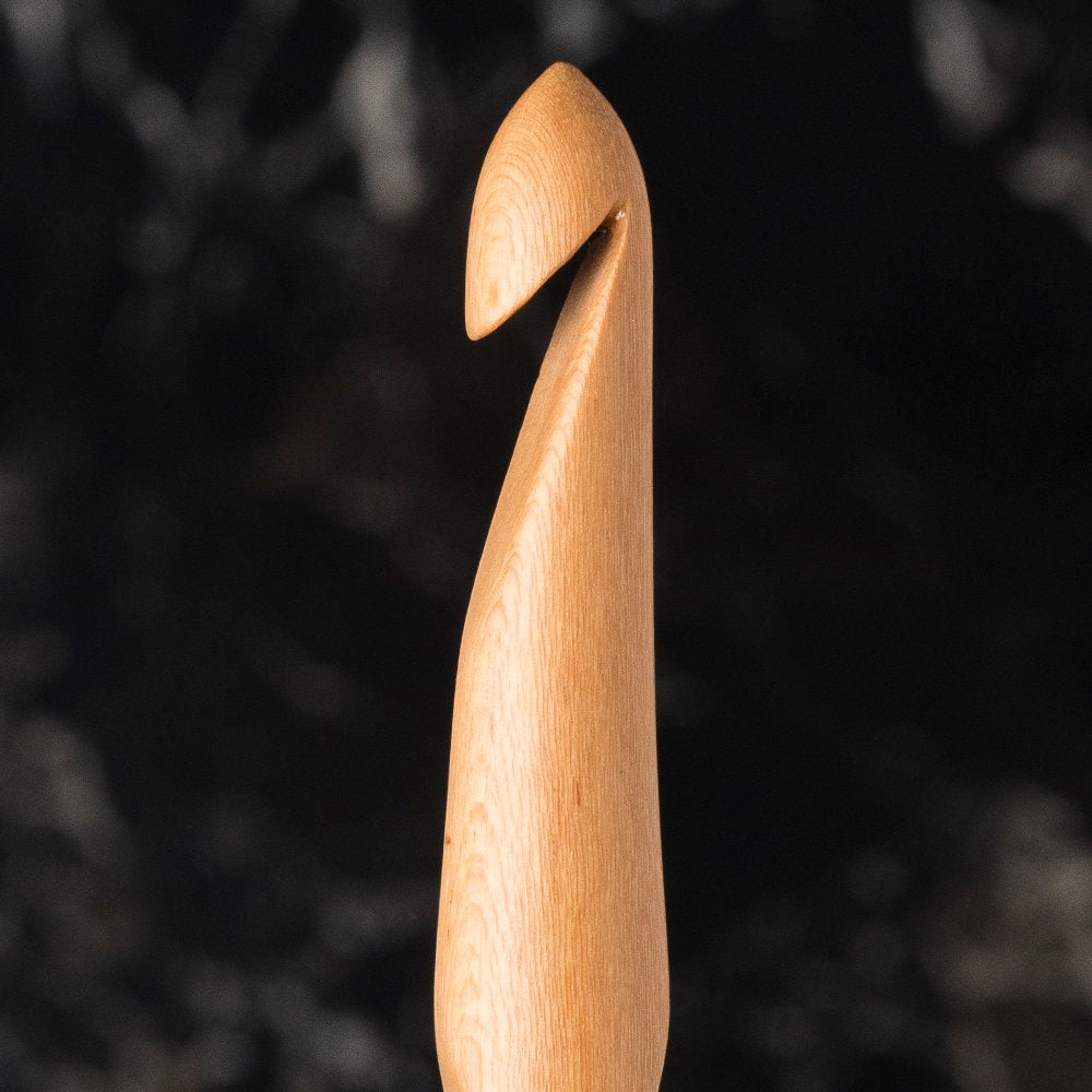 La Mia Whitewood 7 mm 15.5 cm Wooden Crochet Hook