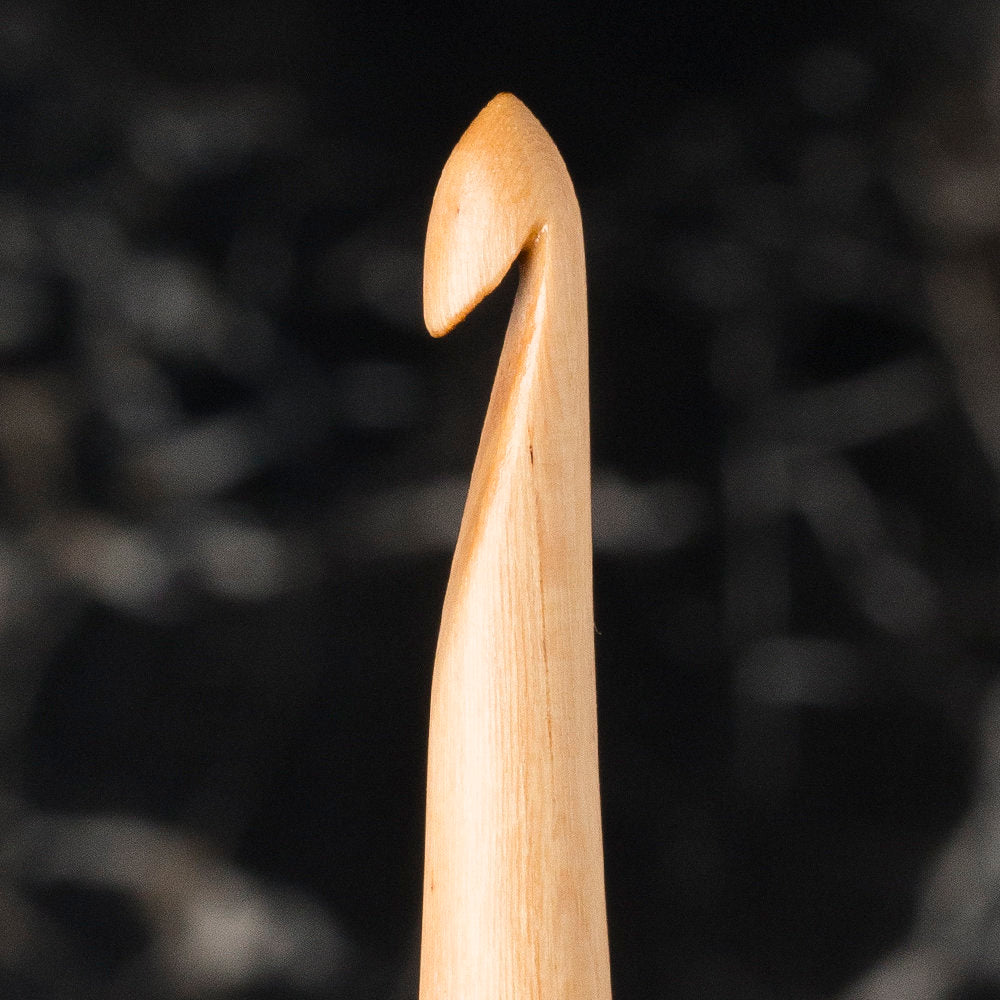 La Mia Whitewood 4.5 mm 15.5 cm Wooden Crochet Hook