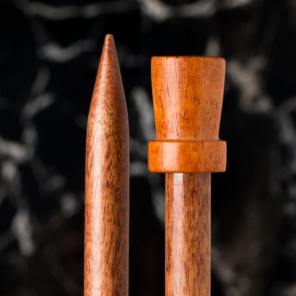 La Mia Rosewood 9 mm 36 cm Wooden Knitting Needle