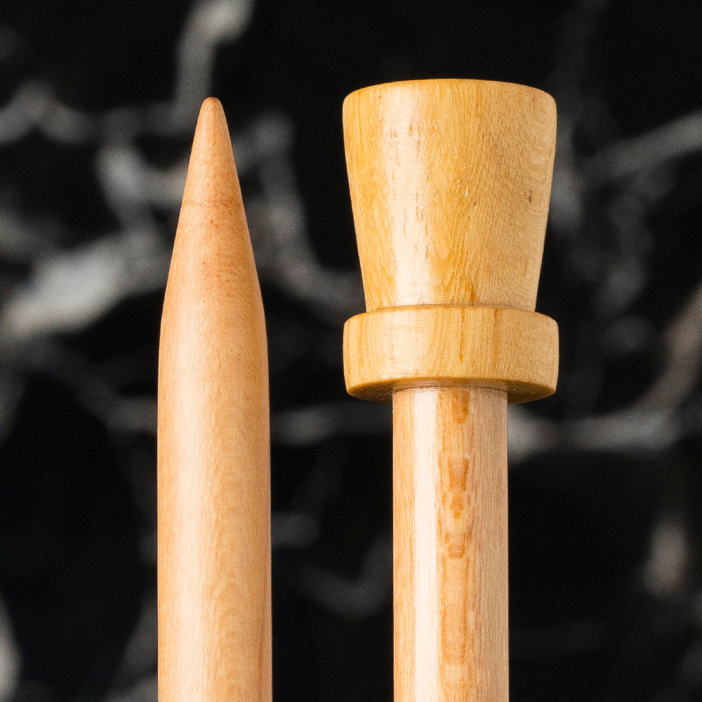 La Mia Whitewood 7 mm 36 cm Wooden Knitting Needle