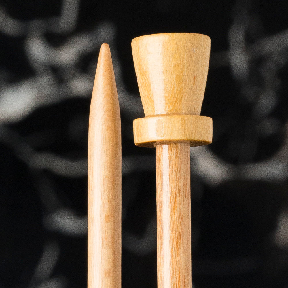 La Mia Whitewood 6 mm 36 cm Wooden Knitting Needle