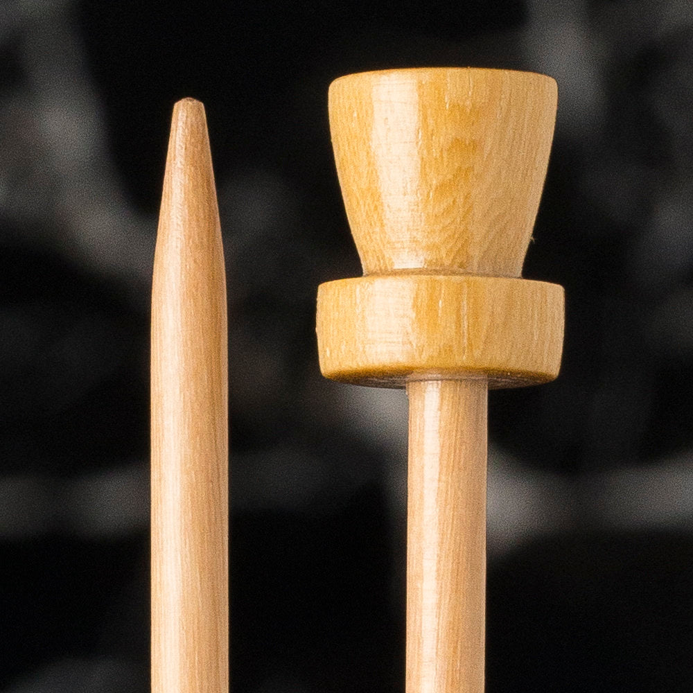 La Mia Whitewood 4 mm 36 cm Wooden Knitting Needle