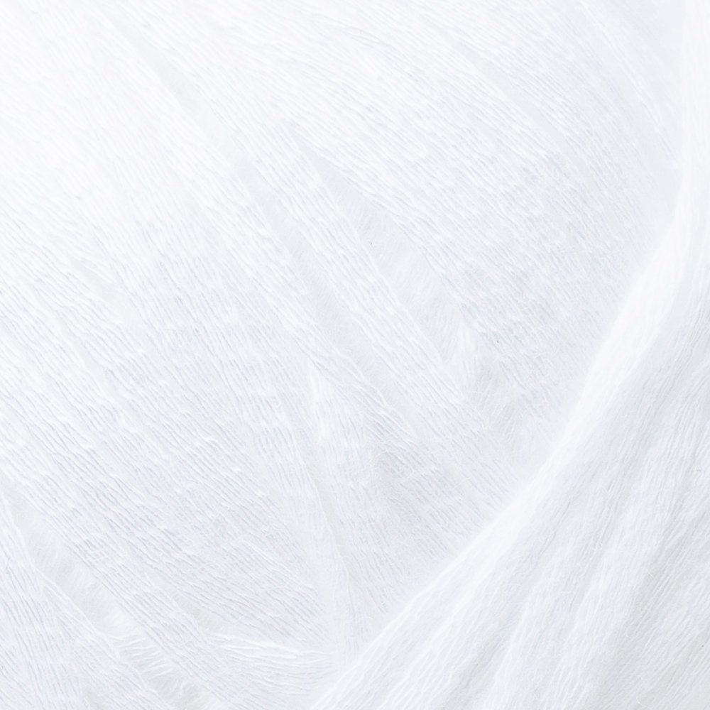 La Mia Fettucia 6 Skeins Yarn, White - L001