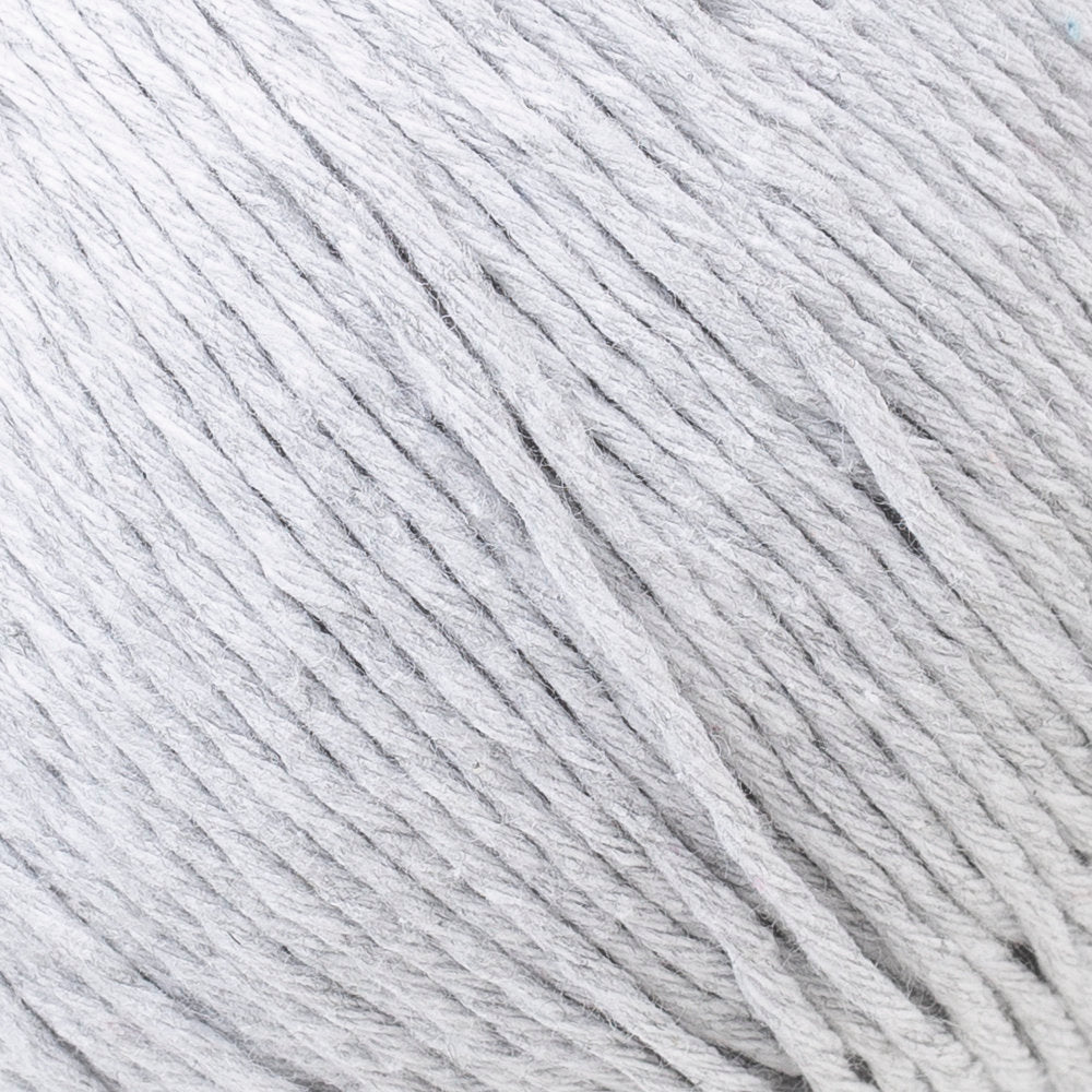 Loren Natural Cotton Yarn, Light Grey - R080