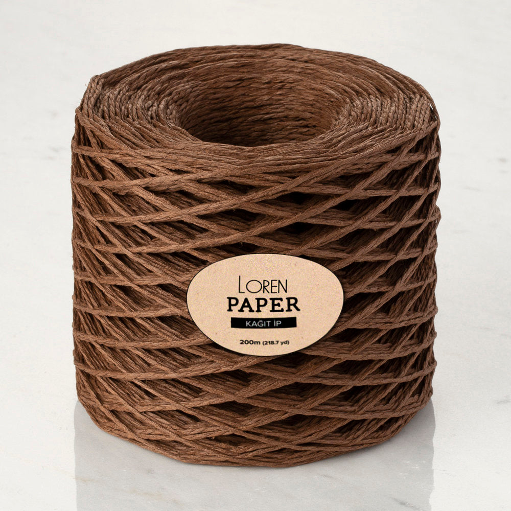 Loren Paper Yarn, Brown - RH02