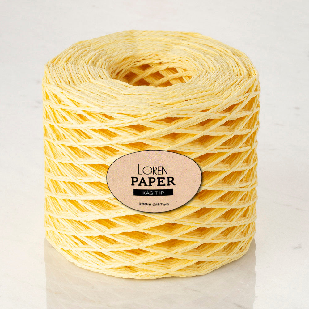 Loren Paper Yarn, Baby Yellow - RH22