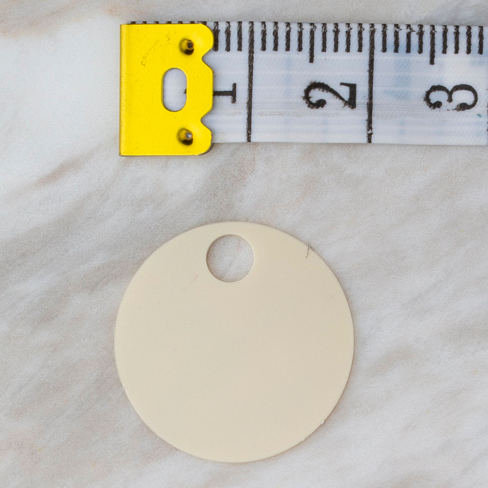 Loren 20 mm Large Sequin, Cream - R-172