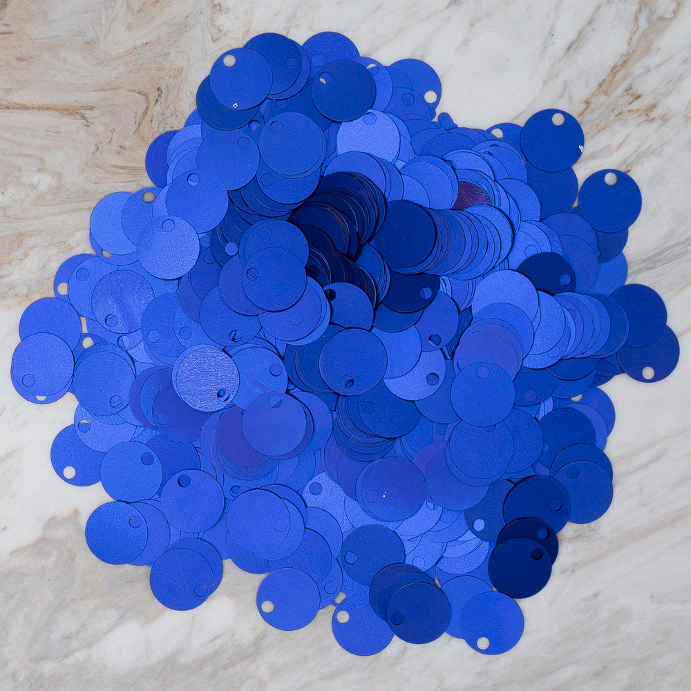 Loren 20 mm Large Sequin, Navy Blue - R-105