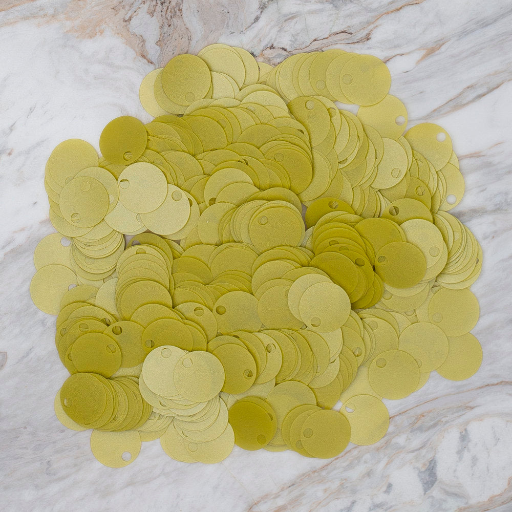 Loren 20 mm Large Sequin, Light Green - R-254