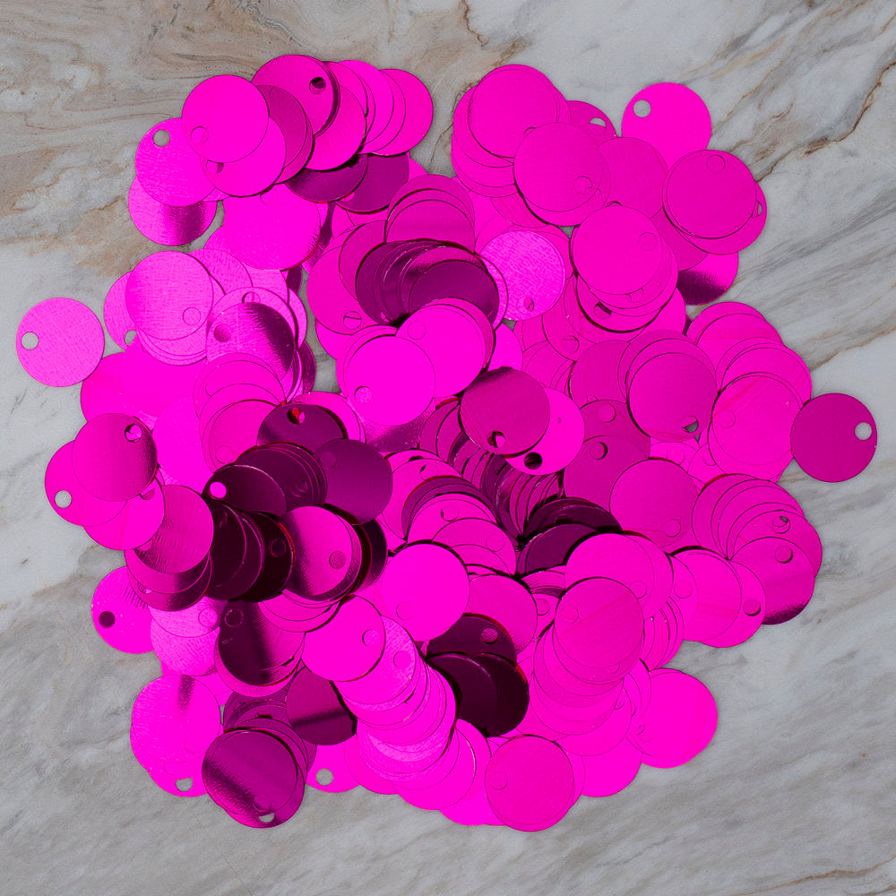 Loren 20 mm Large Sequin, Fuchsia - R-115
