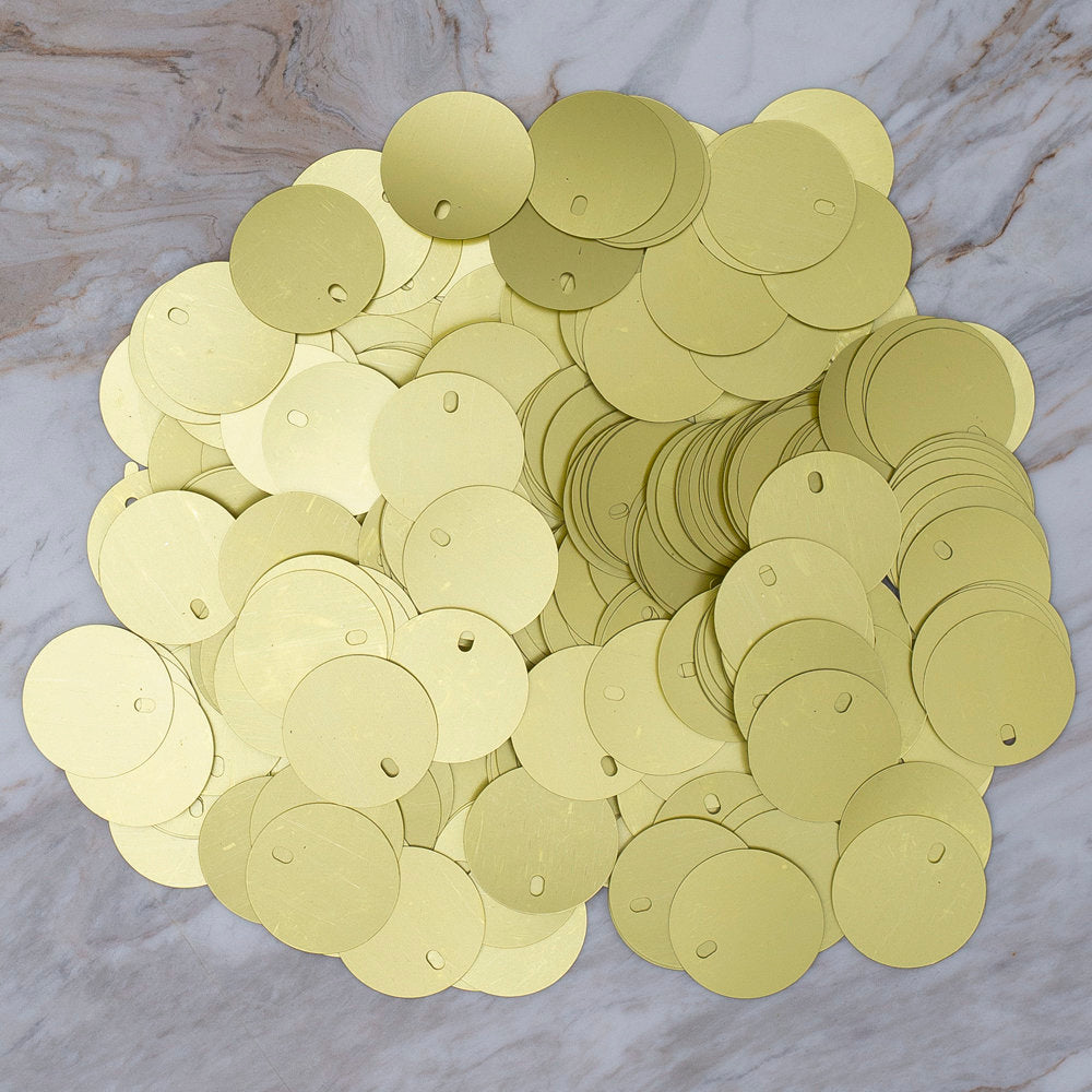 Loren 30 mm Large Sequin, Light Green - R-254