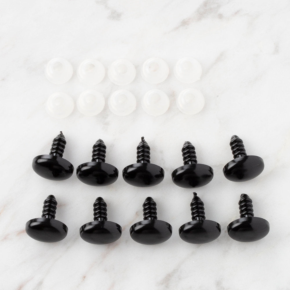 Loren 10 Pcs 10mm Amigurumi Safety Plastic Hello Kitty Eyes