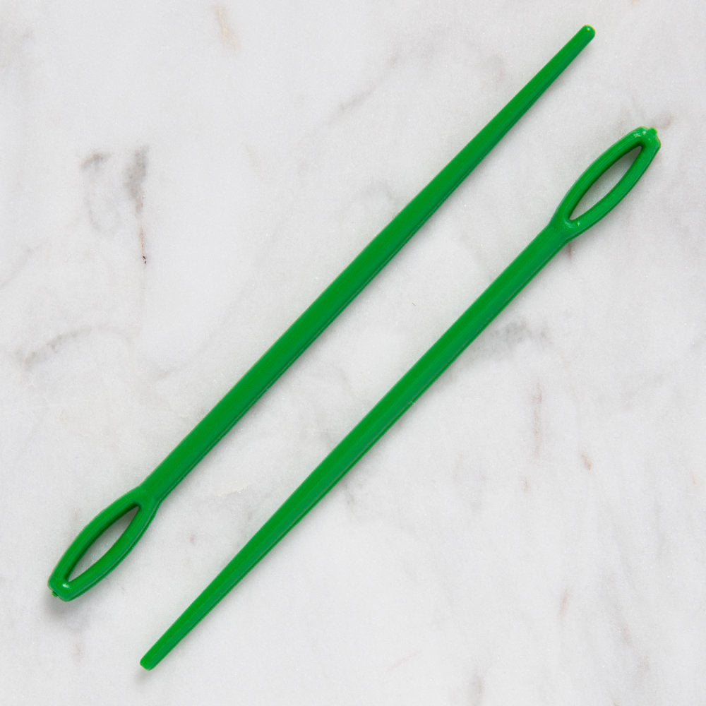 Loren Plastic Tapestry Needles, Green