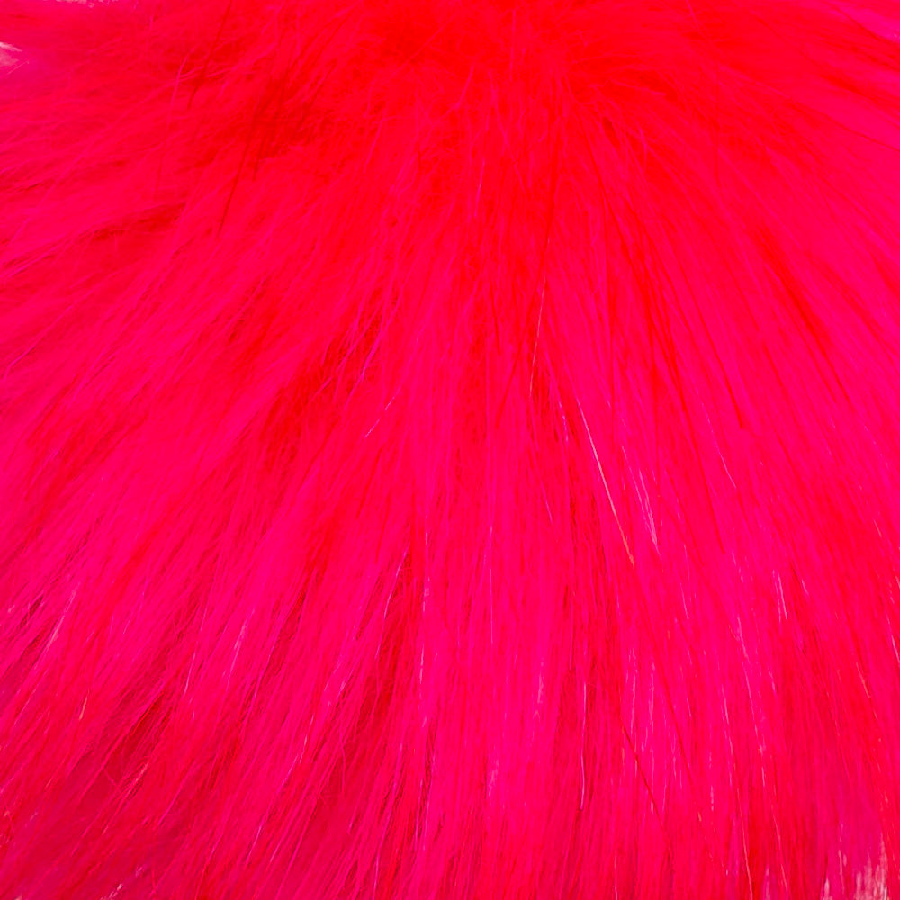 Loren Faux Fur Pom Pom, Pink