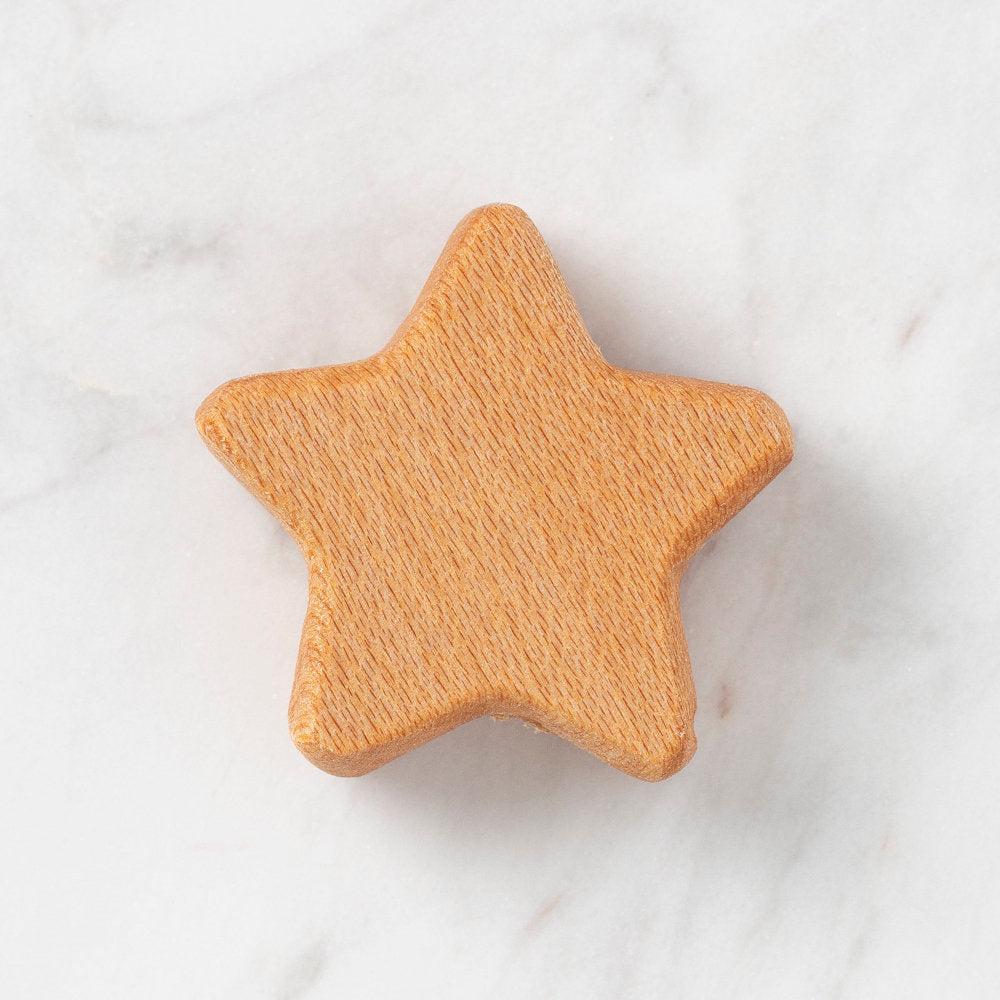 Hobi Baby Star Shaped Organic Wooden Bead - FB009