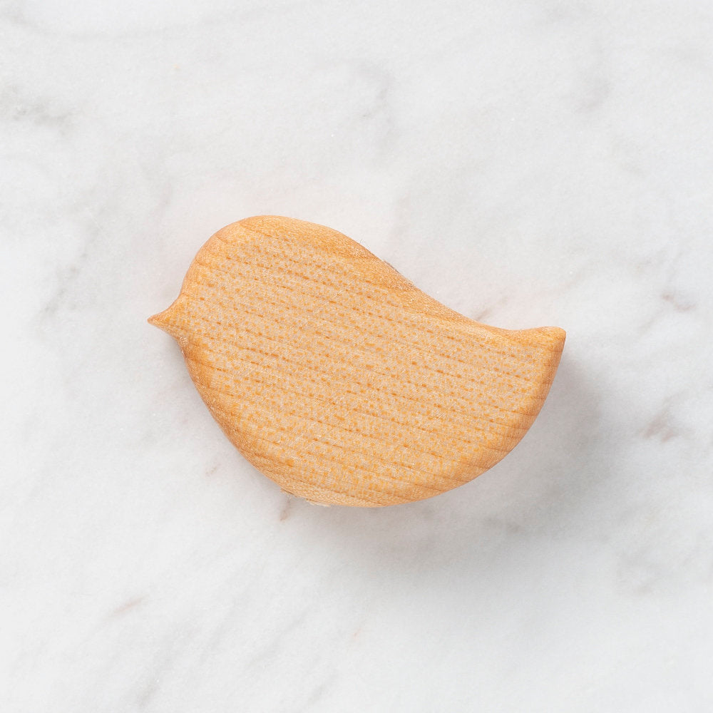 Hobi Baby Bird Shaped Organic Wooden Bead - FB006