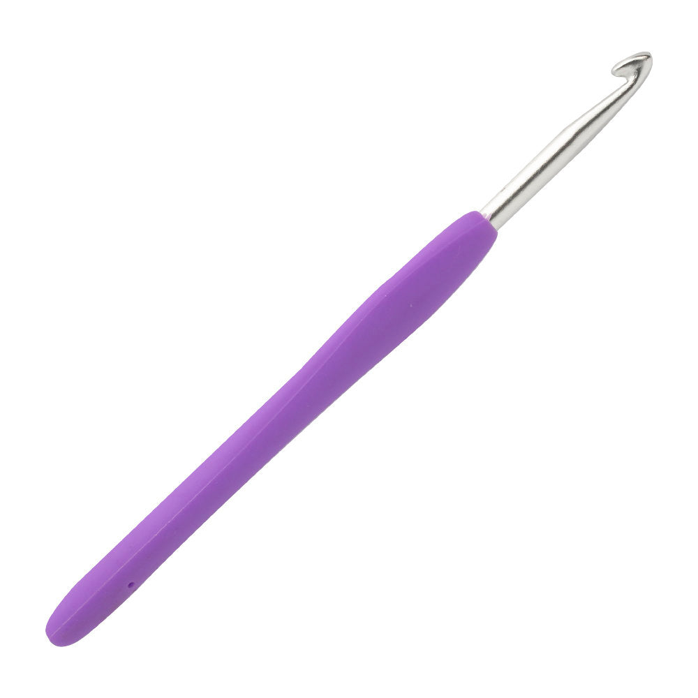 Loren 5 mm Soft Handled Crochet Hook, Purple