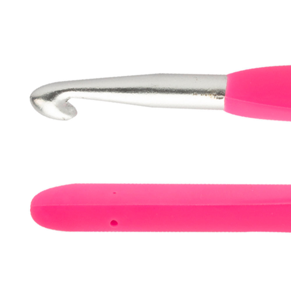 Loren 7 mm Soft Handled Crochet Hook, Pink