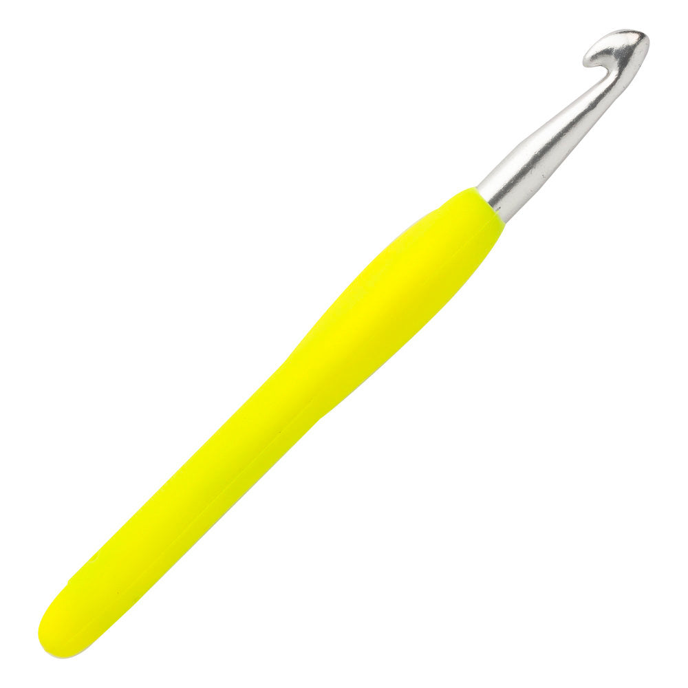 Loren 8 mm Soft Handled Crochet Hook, Yellow