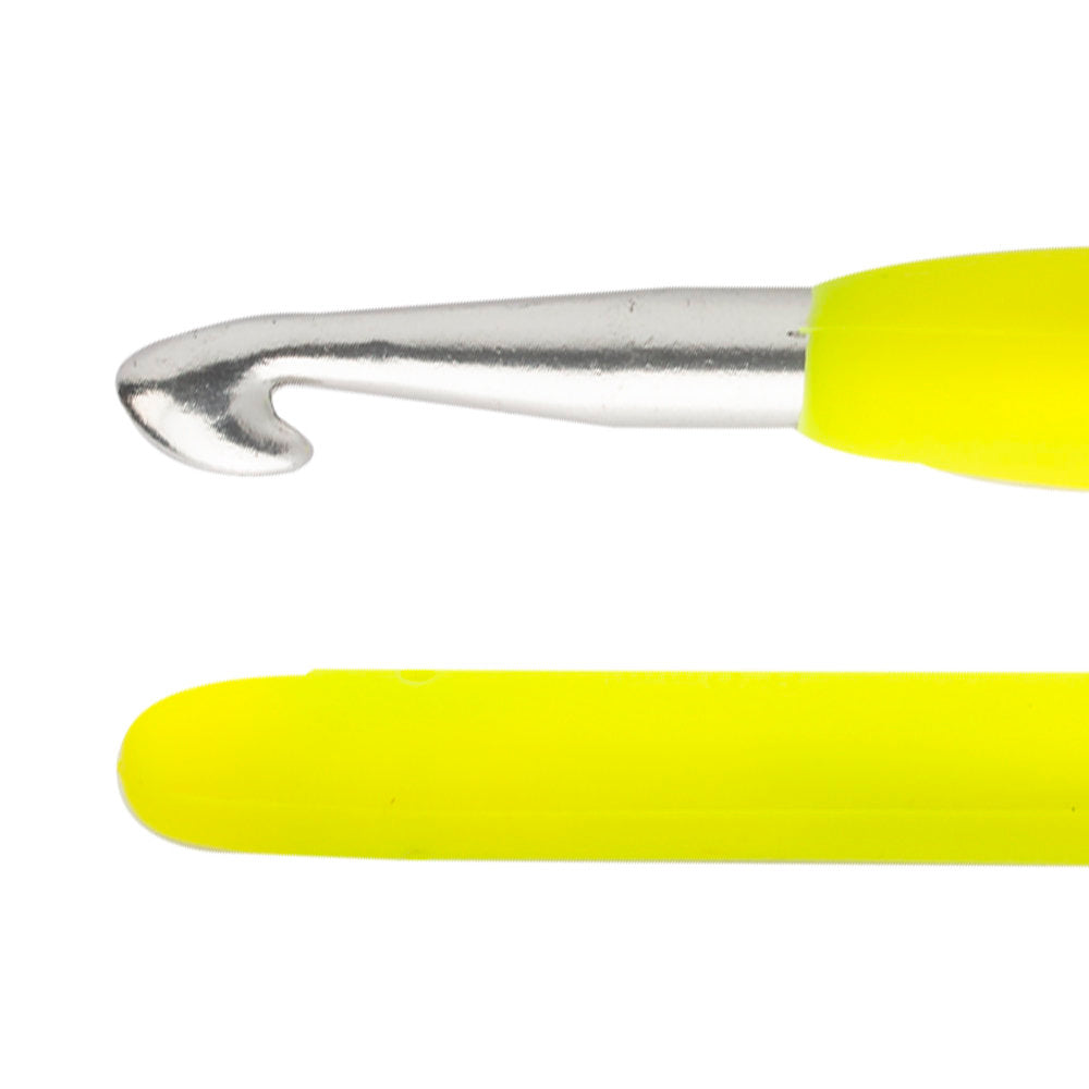Loren 8 mm Soft Handled Crochet Hook, Yellow