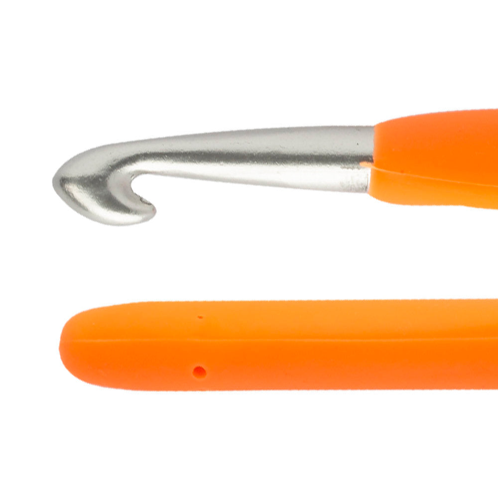Loren 9 mm Soft Handled Crochet Hook, Orange