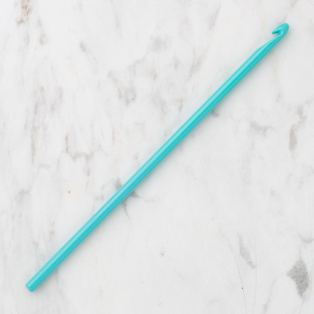 Kartopu 4 mm Colored Plastic Crochet Hook, Light Blue