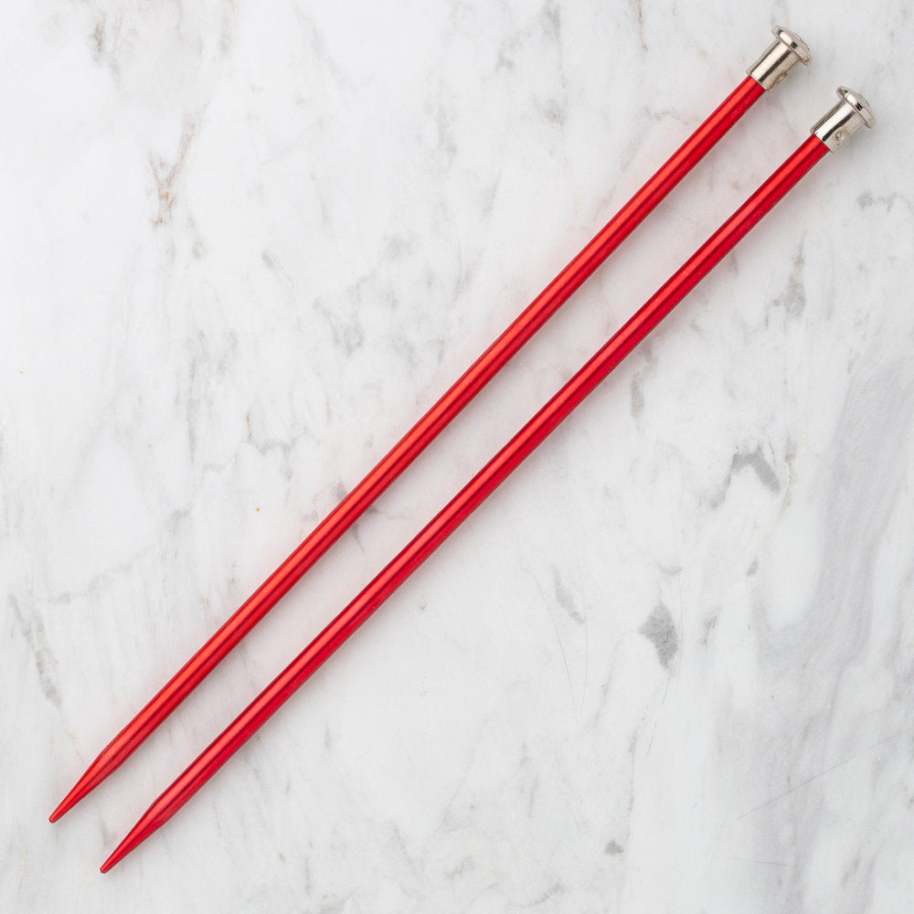 Kartopu 6 mm 25 cm Knitting Needles for Kid, Red